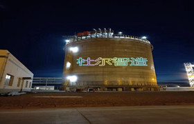 1，恭賀新疆1萬方LNG全容儲罐一次進液成功-杜爾裝備